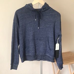 Soft and cozy denim hoodie